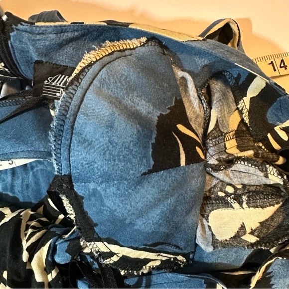 Vintage 90s All That Jazz Wrap Waist Dress - Picture 3 of 7